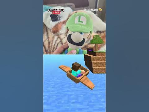 Luigi plays Minecraft - YouTube