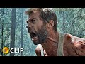 Wolverines berserker rage  forest fight scene  logan 2017 movie clip 4k