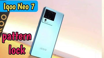 How To Set Screen Lock Pattern In Iqoo Neo 7, Screen Lock Password Setting, How To Set Pattern