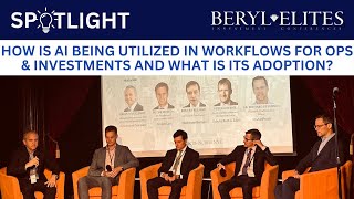 𝐄𝐃𝐔 𝐒𝐞𝐫𝐢𝐞𝐬 💡 How is AI Being Utilized in Workflows for Ops & Investments How's it its Adoption