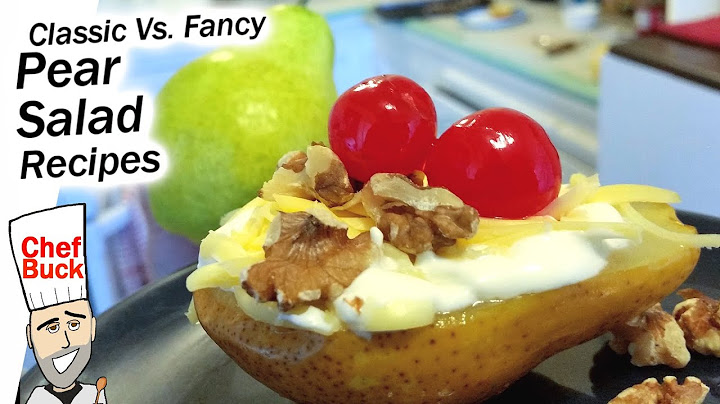 Best Pear Salad Recipes - Classic Vs. Fancy Pear Desserts