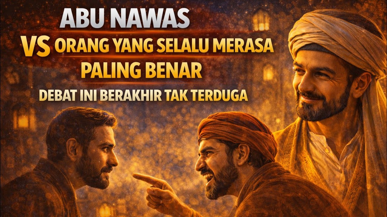 Abu Nawas vs Orang yang Selalu Merasa Paling Benar, Debat Ini Berakhir Tak Terduga!?