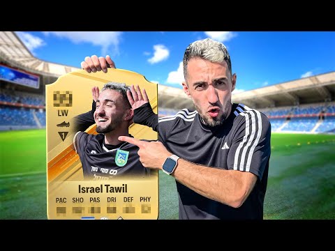 We built the Eighty-Four card in reality based on football challenges!!