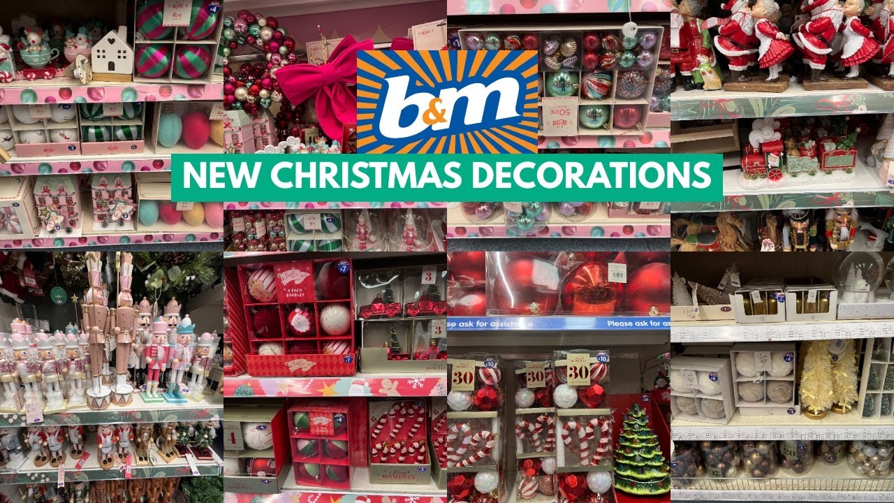 B&M CHRISTMAS DECORATIONS COLLECTION WITH PRICE NOV 2025 | B&M HAUL | TRAVELANDSHOP WITH ME