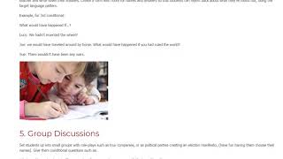 7 Activities for Teaching Conditionals in the ESL Classroom | ITTT | TEFL Blog