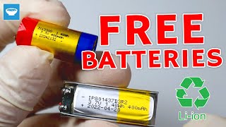 How to find free LiPo batteries from the street and use them in projects