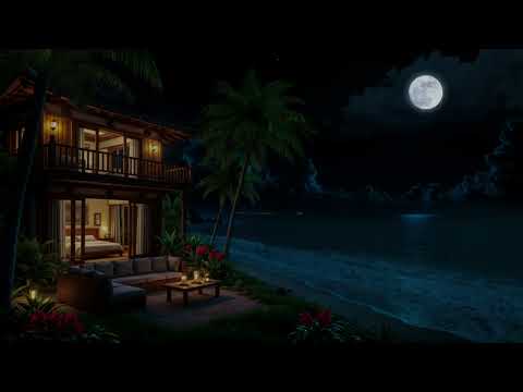 (No Ads) Sleep Instantly in Minutes ★ Deep Healing for Stress & Depression | Night Sea Ambience