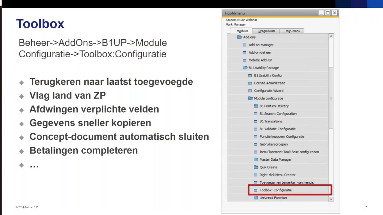 Boyum Usability Package + Print and Delivery Vereenvoudig het gebruik van SAP Business One