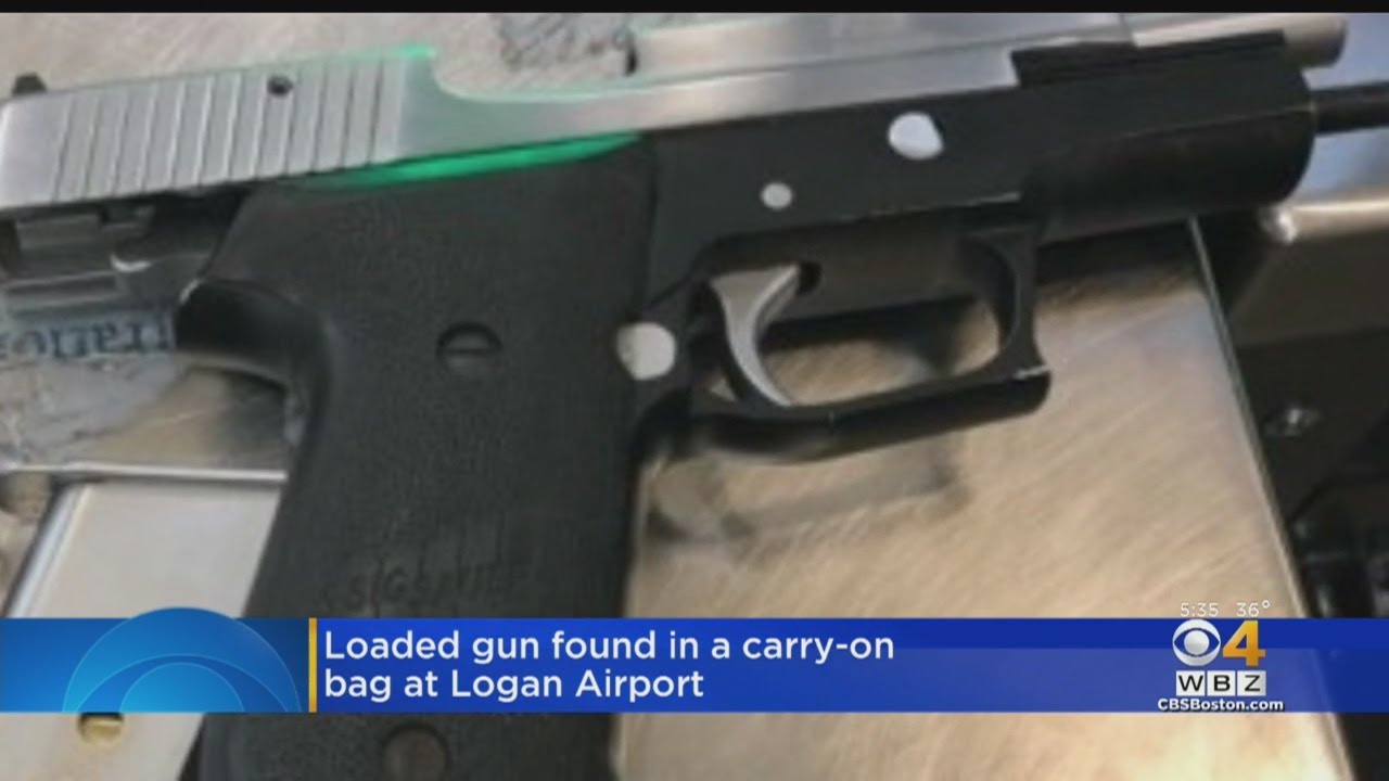 Loaded Gun Found In Carry-On Bag At Logan Airport - YouTube