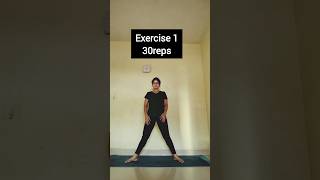 Lower Body Fat Burn 🔥 Tone Hips & Thighs at Home #shorts #LowerBodyWorkout #FatLoss