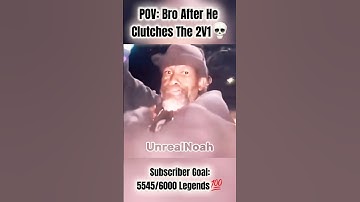 POV: Bro 0.001 Seconds After He Clutches The 2V1😂(Use Code UnrealNoah In FN Shop) #fortnite #memes