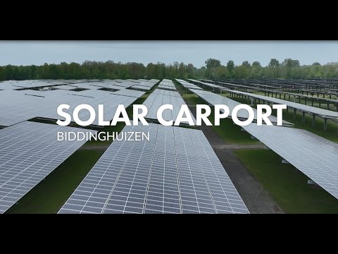 Opening solar carport Biddinghuizen