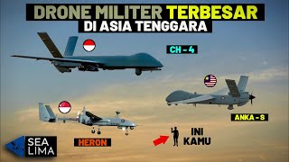 PESAWAT TERSAINGI! 5 Drone/UAV Militer TERBESAR di Asia Tenggara!