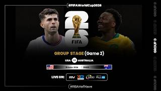 🔴LIVE: USA vs Australia | FIFA World Cup 2026