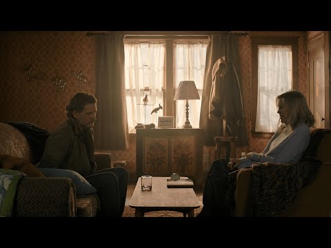 Still: Joel's therapy session with Gail — The Last of Us