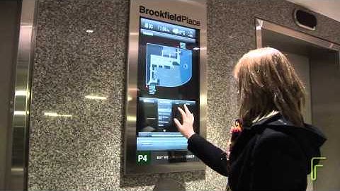 Interactive Touch Directory - Brookfield Place, Toronto. By Forge Media + Design.