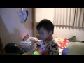 ママに怒られて目がウルウルこうちゃん