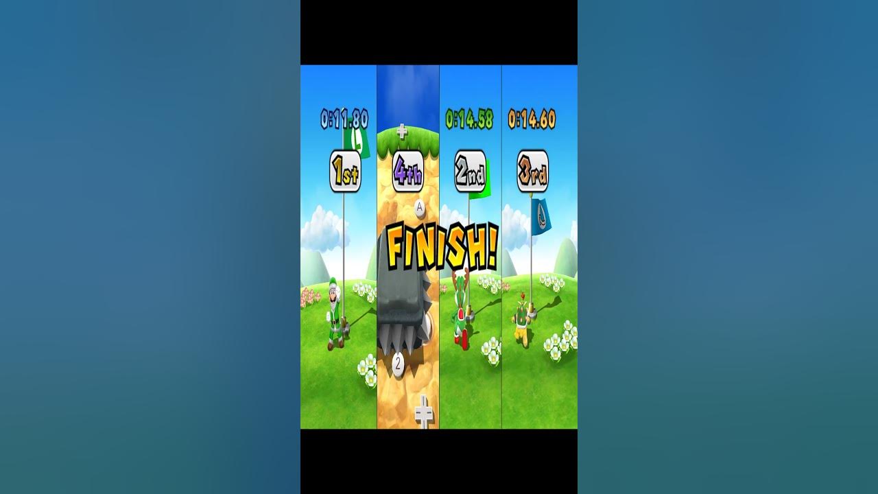 Mario Party 9 Peak Precision Luigi Vs Yoshi Vs Whomp Vs BowserJr Short mario-party-9-peak-precision-luigi-vs-yoshi-vs-whomp-vs-bowserjr-short