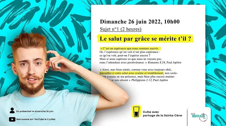 Le salut par la grce se mrite t'il? | Pasteur Fran...