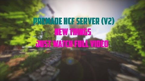 (3,00$) Hydros Premade HCF SERVER (v2) | Fully Configured | TALIBAN PEARLS | CUSTOM ABILITY ITEMS |