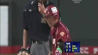 2009CS2nd 第3戦 楽天　渡辺直人の同点ホームラン