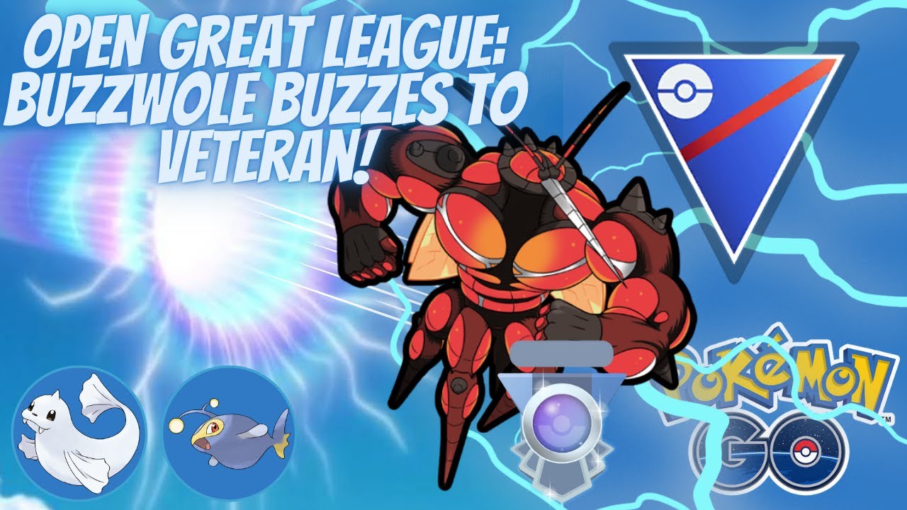 Buzzwole Buzzes Through Ultra Space to Veteran! | Open Great League | Pokemon Go Battle League