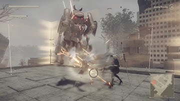 NieR:Automata - Robo Dojo  Father Servo ~ Black Belt ~ As a lvl 15!!!  Crazy battle!!