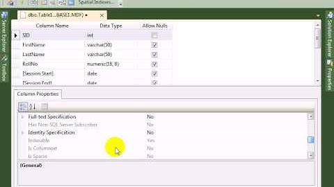 Visual Studio 2010  tutorial Create Database
