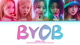 Billlie BYOB (bring your own best friend) (English Ver.) Lyrics (Color Coded Lyrics) Resimi