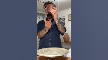 how i pull and attach handles - pottery mugs (#shorts)