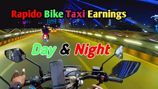 Rapido Bike Taxi Earnings||Day and night Earnings 🤑||part time jobs Telugu||@ntvlogs4895 screenshot 5