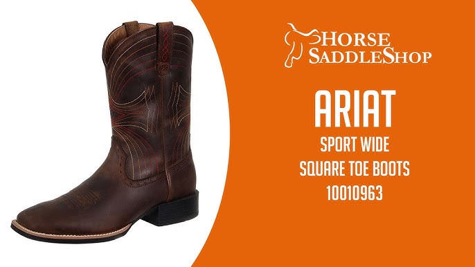 Sport Wide Square Toe Western Boot