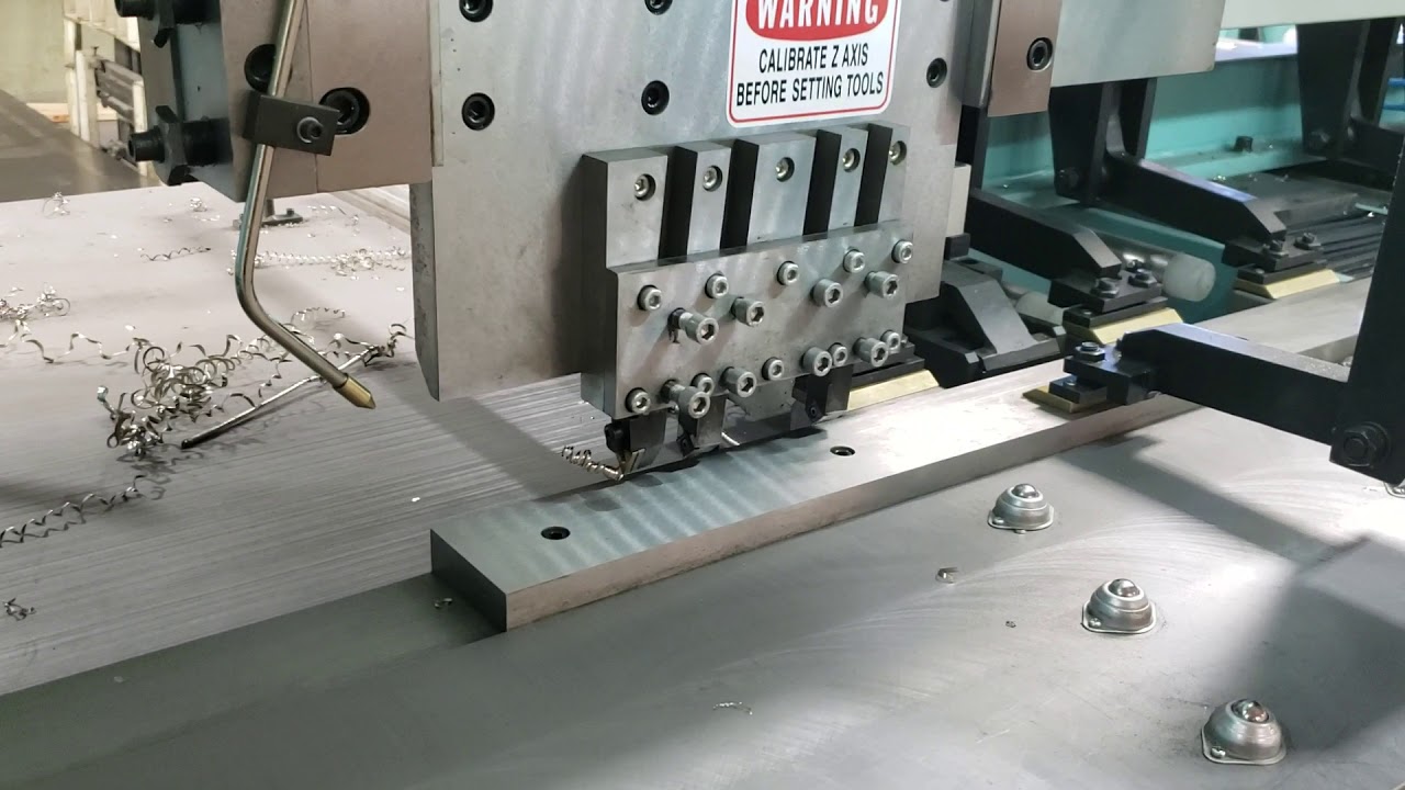 Hydra power v groove machine Shamrock Metals YouTube