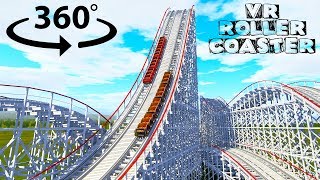 360 video - Old Style Roller Coaster VR 4K