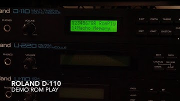 The Roland D-110 Demo Songs