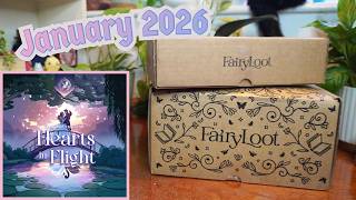 Fairyloot January 2026 Unboxing! Hearts in Flight (full box)