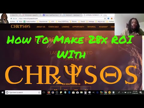 How To Make 28x?ROI? in the next 2 days with Chrysos ICO Pre Launch Tokens $1.85 Launches at $14?