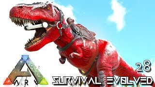 ARK: SURVIVAL EVOLVED: NEW ALPHA TREX & BOSS ARENAS E28 !!! ( ARK EXTINCTION CORE MODDED )
