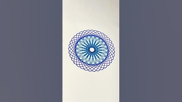 Calming Spiral Visuals ASMR | Peaceful Spirograph Patterns for Rest! #art #shorts #spirograph #asmr