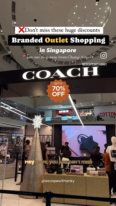 Affordable shopping in Singapore-Outlet Shopping crazy discounts all year round- Upto 70%off #shorts