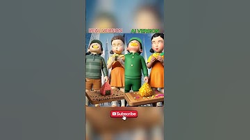 Squid Game AI Rice ASMR:What do you thing of AI version? #shorts #squidgame #asmr