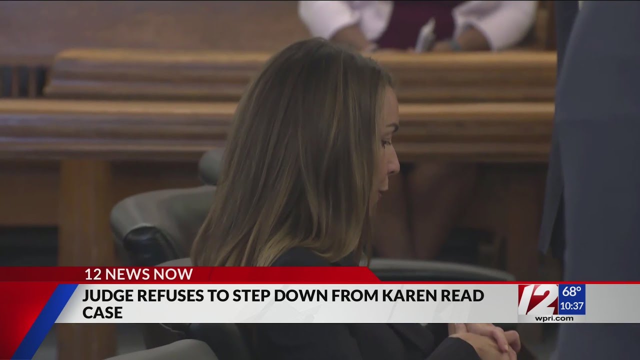 Judge refuses to step away from Karen Read trial - YouTube