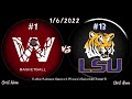 #1 South Carolina Gamecock Women's Basketball vs #13 LSU Women's Basketball - (Full Game) - 1/6/2022