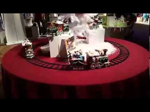 disney holiday train set