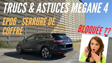 Comment ouvrir le coffre d'une Renault Talisman ?