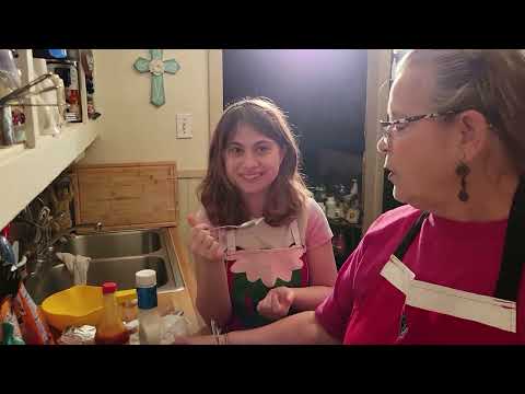 Appalachian cooking with Brenda & Sadie- the best chicken dip ever made for Christmas.