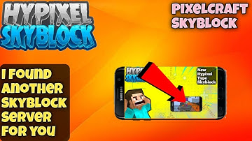 Hypixel like Skyblock Server for 1.18 | PixelCraft hypixel like server on minecraft pe |