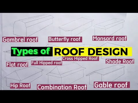 Video: Soorten daken naar ontwerp (foto). Soorten zadeldaken. Soorten daken van particuliere huizen met een zolder