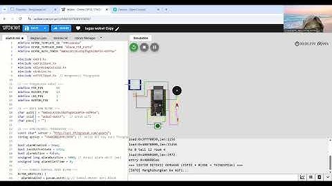 Simulasi Deteksi Sensor Gerak menggunakan wokwi, dengan cloud Blynk dan Thingspeak