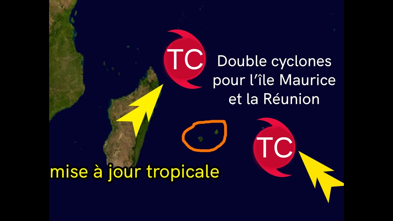 Double cyclones pour l’île Maurice et la Réunion ?!